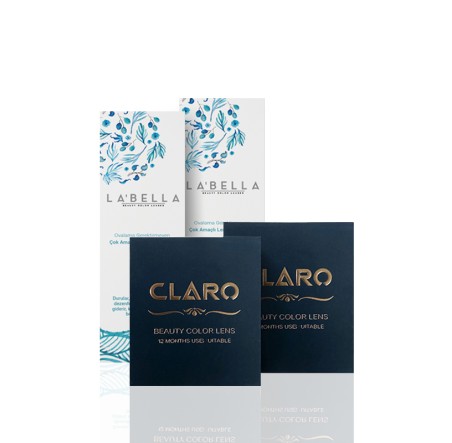 Claro Renkli Kontakt Lens (1 Yıllık) 2 + 2 Adet