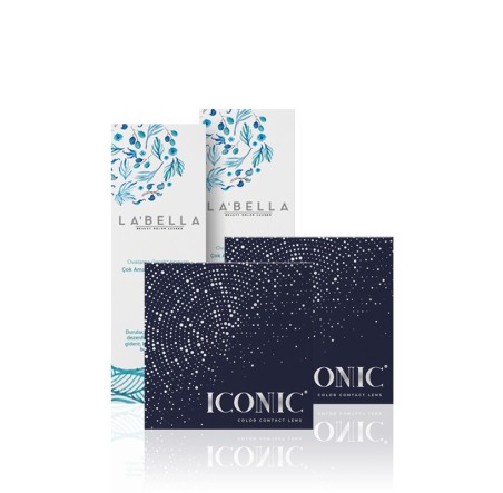 Iconic Renkli Lens Haresiz (3 Aylık) 2 + 2 Adet