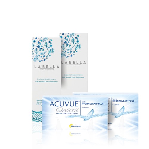 Acuvue Oasys Hydraclear Plus - 6'Lı Paket 2 + 2 Adet