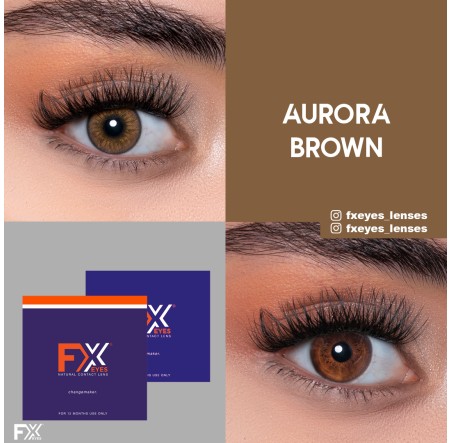 Fx Eyes Ela Renk Aurora Brown (1 Yıllık)