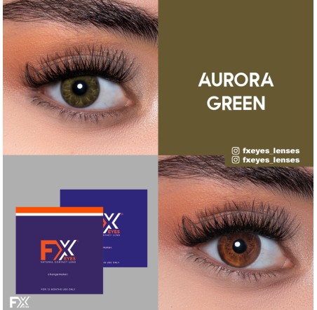 FX Eyes Yeşil Renk Aurora Green (1 YILLIK)