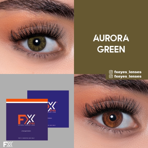 FX Eyes Yeşil Renk Aurora Green (1 YILLIK)