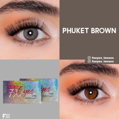 FX Eyes Ela Renk Phuket Brown (3 Aylık)