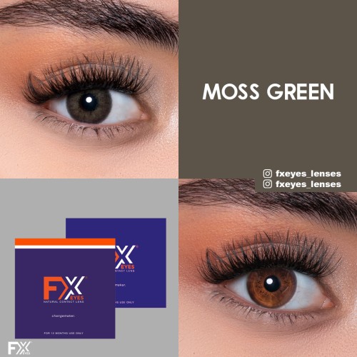 FX Eyes Yeşil Renk Moss Green (1 YILLIK)