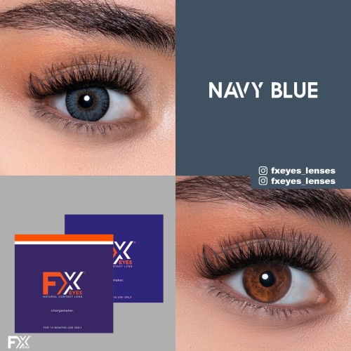 FX Eyes Mavi Renk Navy Blue (1 YILLIK)