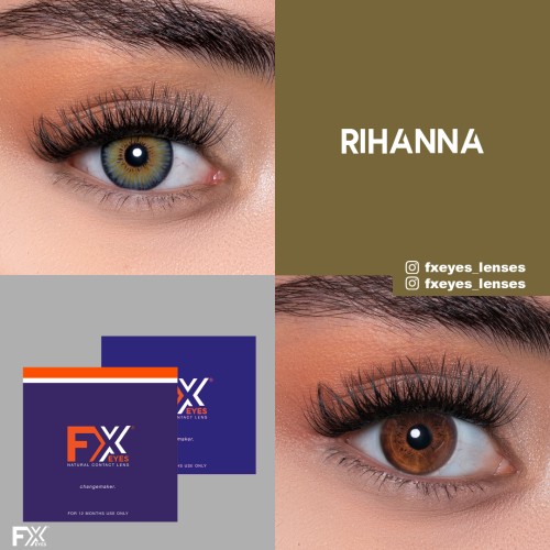 FX Eyes Yeşil Renk Rihanna (1 YILLIK)