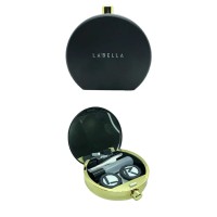 Şeffaf Lens için Parfüm Şişesi Şekilli Siyah Renkli Lens Kabı