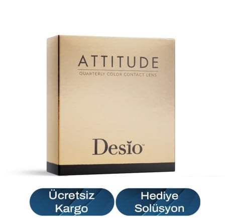 Desio Attitude Quarterly 3 Tone Mavi Renk Irresistible Blue (3 Aylık)
