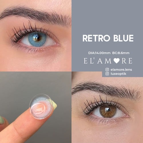 El Amore Mavi Renk Retro Blue (1 Yıllık)