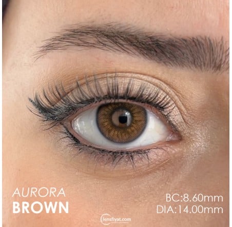 Fx Eyes Ela Renk Aurora Brown (1 Yıllık)