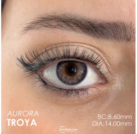 Fx Eyes Gri Renk Aurora Troya (1 Yıllık)