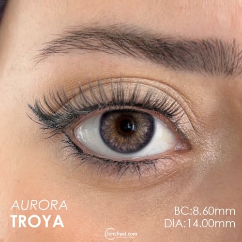 Fx Eyes Gri Renk Aurora Troya (1 Yıllık)