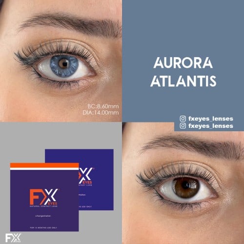 FX Eyes Mavi Renk Aurora Atlantis (1 YILLIK)