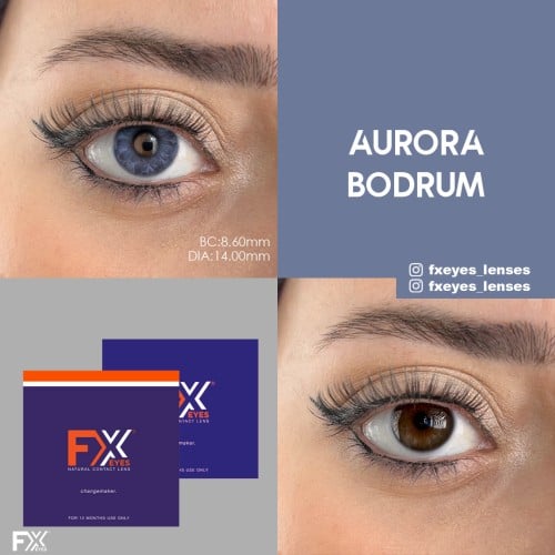 FX Eyes Mavi Renk Aurora Bodrum (1 YILLIK)