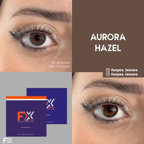 Fx Eyes Ela Renk Aurora Hazel (1 Yıllık)