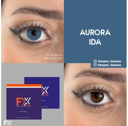 FX Eyes Mavi Renk Aurora İda (1 YILLIK)