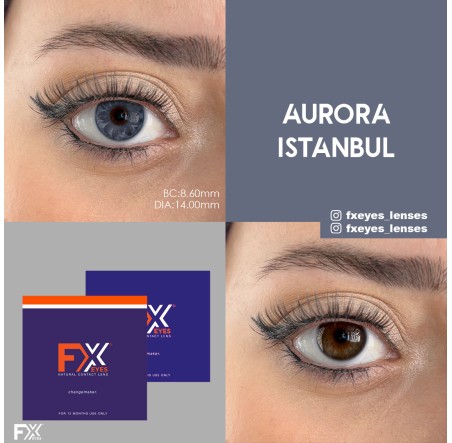 FX Eyes Mavi Renk Aurora İstanbul (1 YILLIK)