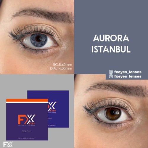 FX Eyes Mavi Renk Aurora İstanbul (1 YILLIK)
