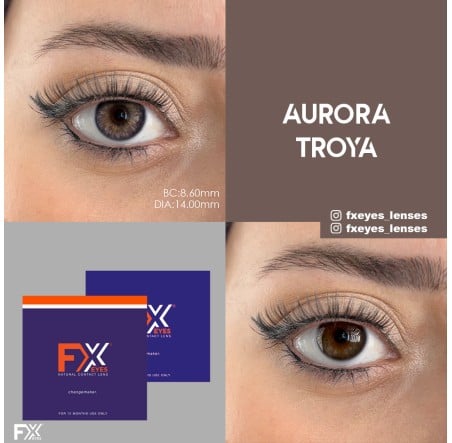 Fx Eyes Gri Renk Aurora Troya (1 Yıllık)