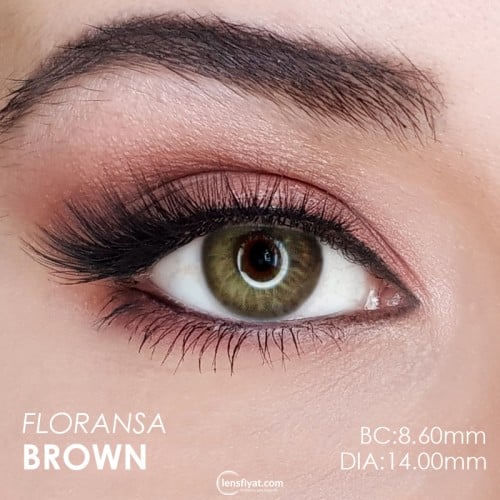FX Eyes Ela Renk Floransa Brown (3 Aylık)
