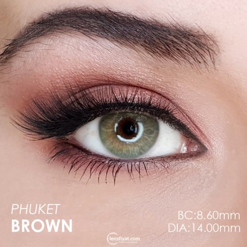FX Eyes Ela Renk Phuket Brown (3 Aylık)