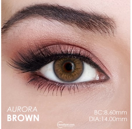 Fx Eyes Ela Renk Aurora Brown (1 Yıllık)