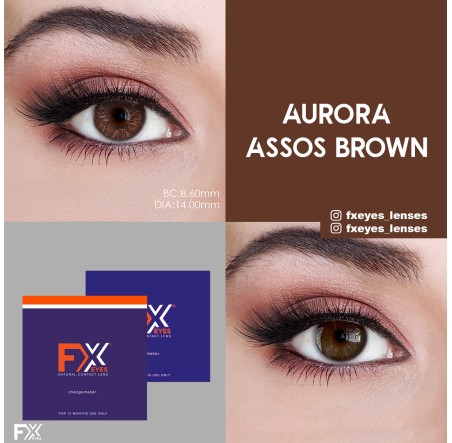 Fx Eyes Ela Renk Aurora Asos Brown (1 Yıllık)