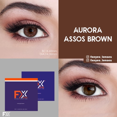 Fx Eyes Ela Renk Aurora Asos Brown (1 Yıllık)