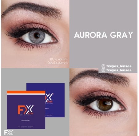 Fx Eyes Gri Renk Aurora Gray (1 Yıllık)