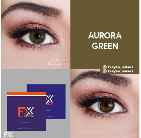 FX Eyes Yeşil Renk Aurora Green (1 YILLIK)