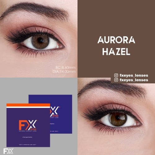 Fx Eyes Ela Renk Aurora Hazel (1 Yıllık)