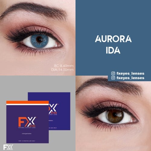 FX Eyes Mavi Renk Aurora İda (1 YILLIK)