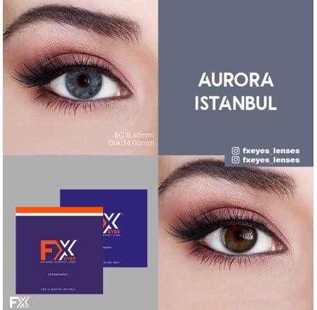 FX Eyes Mavi Renk Aurora İstanbul (1 YILLIK)