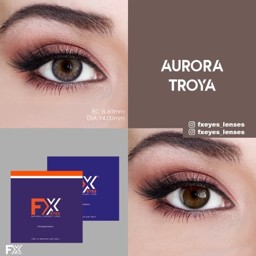 Fx Eyes Gri Renk Aurora Troya (1 Yıllık)