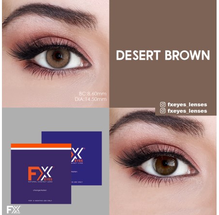 Fx Eyes Ela Renk Desert Brown (1 Yıllık)