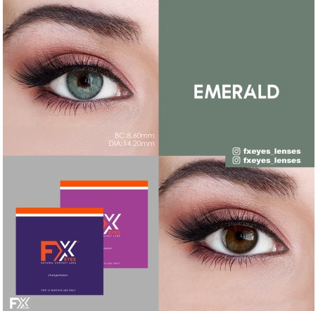 FX Eyes Yeşil Renk Emerald (1 YILLIK)