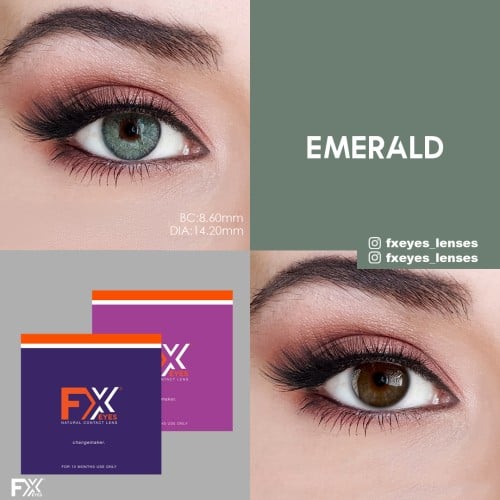 FX Eyes Yeşil Renk Emerald (1 YILLIK)