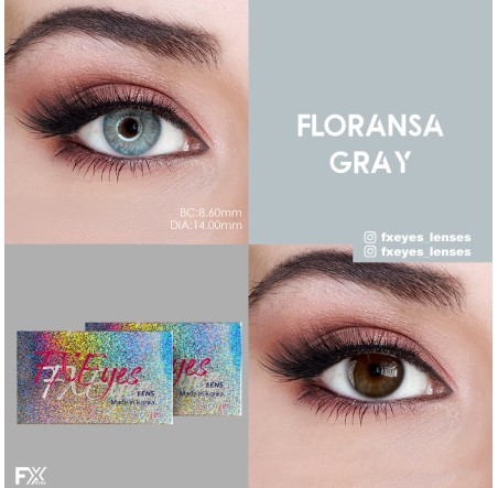 FX Eyes Mavi Renk Floransa Gray (3 Aylık)