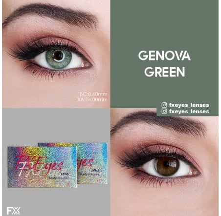 FX Eyes Yeşil Renk Genova Green (3 Aylık)