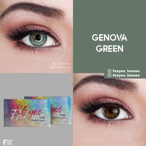 FX Eyes Yeşil Renk Genova Green (3 Aylık)