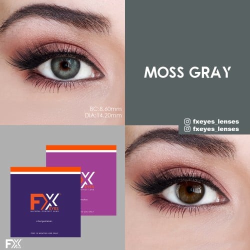 Fx Eyes Ela Renk Moss Gray (1 Yıllık)