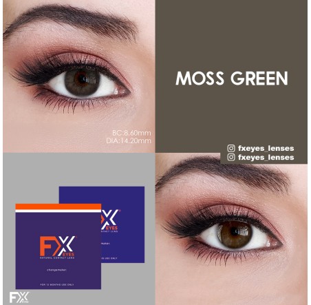 FX Eyes Yeşil Renk Moss Green (1 YILLIK)