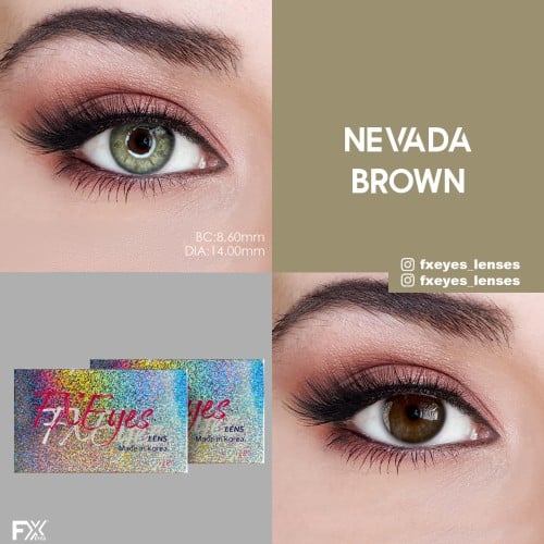 FX Eyes Ela Renk Nevada Brown (3 Aylık)