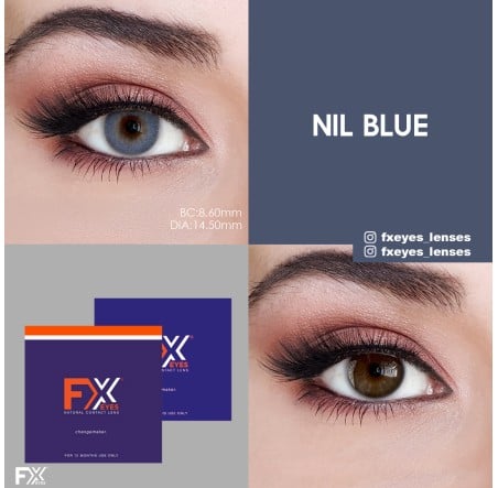 FX Eyes Mavi Renk Nil Blue (1 YILLIK)
