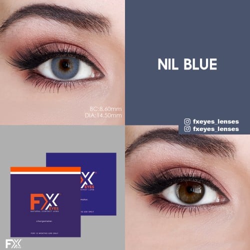 FX Eyes Mavi Renk Nil Blue (1 YILLIK)
