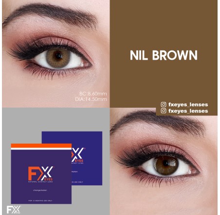 Fx Eyes Ela Renk Nil Brown (1 Yıllık)