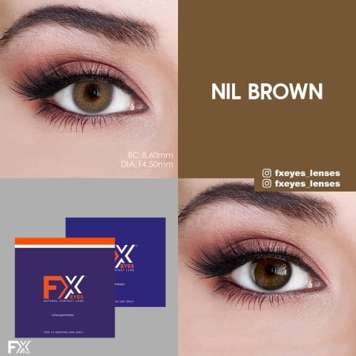 Fx Eyes Ela Renk Nil Brown (1 Yıllık)