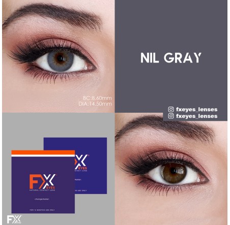 FX Eyes Mavi Renk Nil Gray (1 YILLIK)