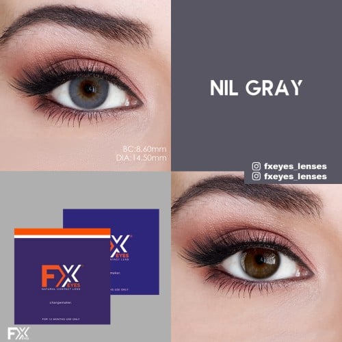 FX Eyes Mavi Renk Nil Gray (1 YILLIK)