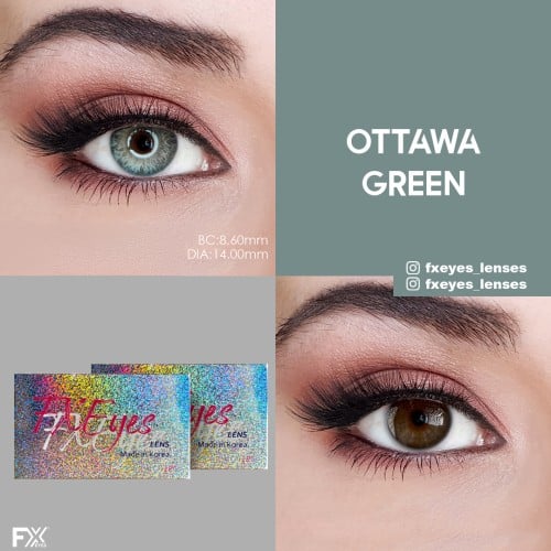FX Eyes Yeşil Renk Ottawa Green (3 Aylık)